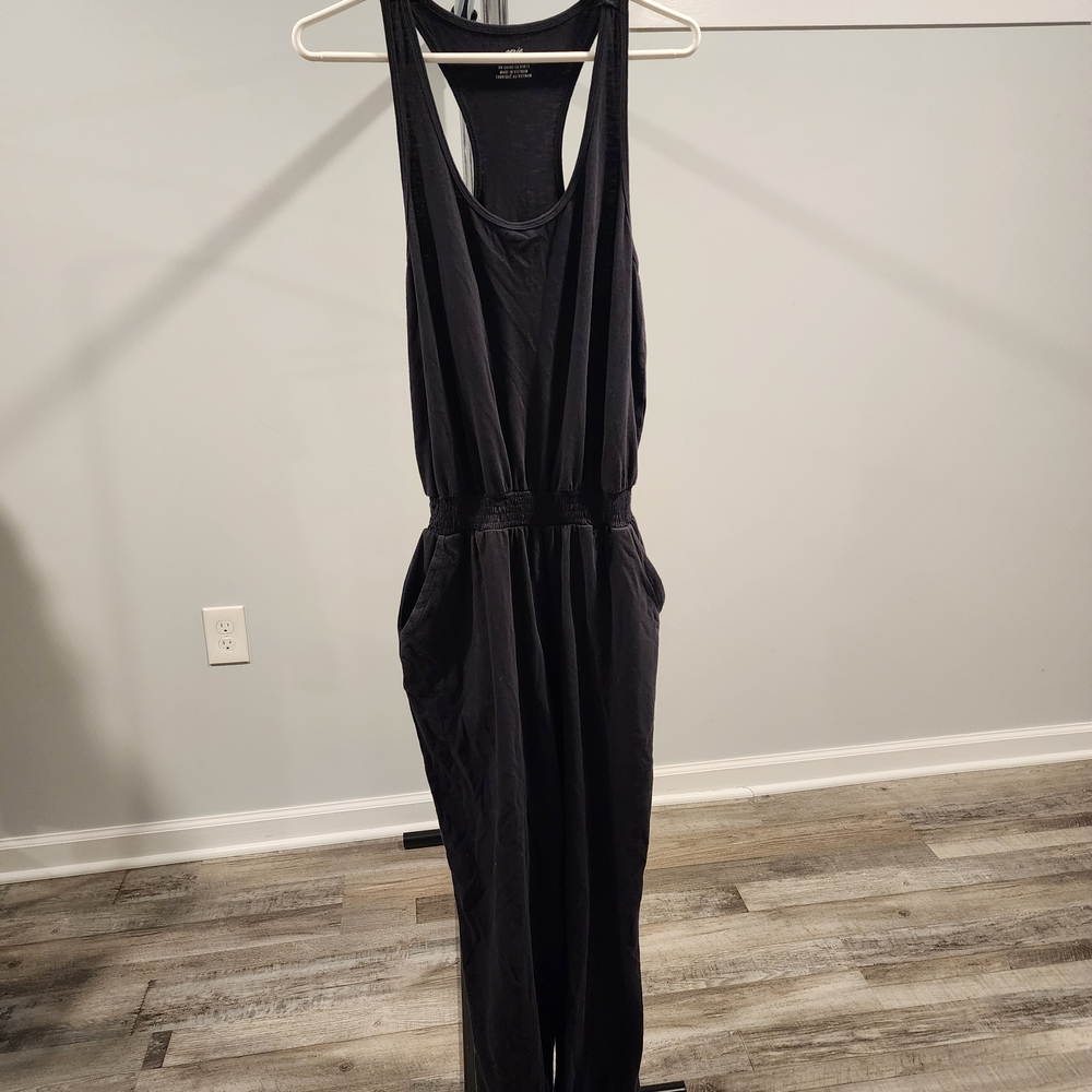 Aerie Black Sleeveless Jumpsuit